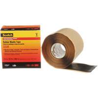 Scotch&reg; Rubber Mastic Tape 2228, 50.8 mm (2") x 3 m (10'), Black Ottawa Fastener Supply