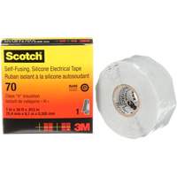 Ruban isolant en caoutchouc de silicone autofusionnant Scotch, 25,4 mm (1") x 9 m (30'), Gris, 12 mils Ottawa Fastener Supply