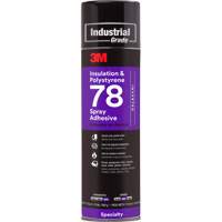 Polystyrene Foam Insulation 78 Spray Adhesive, 24 oz., Aerosol Can, Clear NJU271 | Ottawa Fastener Supply