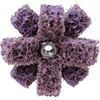 Scotch-Brite Cross Buff, BF-XB, 1-1/2" Dia., Medium Grit, Aluminum Oxide Ottawa Fastener Supply