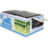 2600 Series Industrial Garbage Bags, Regular, 24" W x 22" L, Black Ottawa Fastener Supply