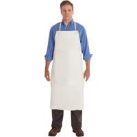 AlphaTec&reg; 56-101 PVC Apron, PVC/Vinyl, White, 33" W x 44" L Ottawa Fastener Supply