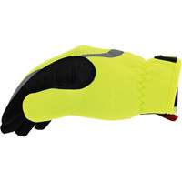 FastFit&reg; High-Visibility Work Gloves, Synthetic Palm, Size Medium/9 Ottawa Fastener Supply