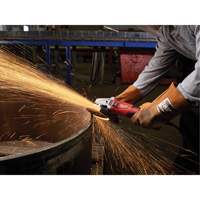 Petite meuleuse d'angle verrouillable avec collecteur coulissant, 5", 12 A Ottawa Fastener Supply