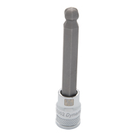 Long SAE Bit Socket, 3/8" x 3-5/8" L, 3/8" Drive Ottawa Fastener Supply