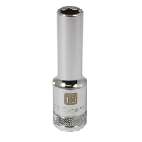 Metric Socket, 10 mm, 1/2" Drive, 6 Points, Deep Ottawa Fastener Supply