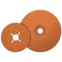 Coolcut XX Sanding Disc, Aluminum Oxide/Ceramic, 24, 4-1/2" Dia x 7/8" Arbor Ottawa Fastener Supply