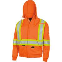 338SF Flame-Resistant Zip Style Hoodie, Men's, X-Large, High Visibility Orange, 22 cal/cm² Ottawa Fastener Supply