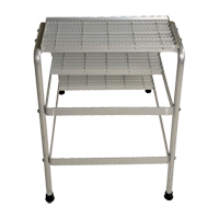 Aluminum Step Stand, 3 Steps, 34-9/16" x 22-13/16" x 30" High Ottawa Fastener Supply