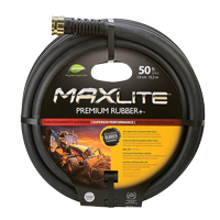 MAXLite Water Hose, Rubber, 3/4" dia. x 50' L Ottawa Fastener Supply