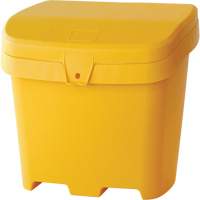Salt & Sand Container, With Hasp, 21" x 27" x 26", 4.24 cu. ft., Yellow NO614 | Ottawa Fastener Supply