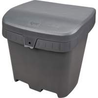 Salt & Sand Storage Bins, With Hasp, 21" x 27" x 26", 4.24 cu. ft., Grey Ottawa Fastener Supply