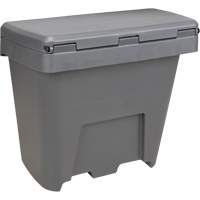 Salt & Sand Storage Bins, With Hasp, 21" x 27" x 26", 4.24 cu. ft., Grey Ottawa Fastener Supply