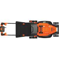 Lawn Mower with Comfort Grip Handle, Push Walk-Behind, Electric, 17" Cutting Width Ottawa Fastener Supply