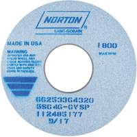 Tool Room Wheel, Type 01, Ceramic Alumina, 14" x 1-1/2" Ottawa Fastener Supply