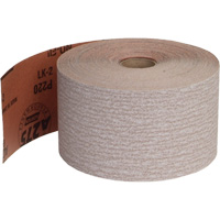 Rouleau de papier abrasif PSA sans chargement, Oxyde d'aluminium, 2-3/4" la x 135' lo, Grain 220 Ottawa Fastener Supply
