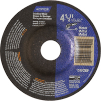 Depressed Centre Metal Grinding Wheels, 4-1/2" x 1/4", 7/8" Arbor, Aluminum Oxide, Type 27 Ottawa Fastener Supply