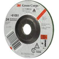 Meule flexible Green Corps, 5" x 1/4", Arbre 7/8", C&eacute;ramique, Type 1 Ottawa Fastener Supply