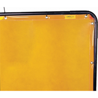 Lavashield™ Curtain, 68.5" x 68.5", High Transparency, Yellow NT826 | Ottawa Fastener Supply