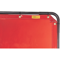 Lavashield™ Curtain, 92" x 68.5", High Transparency, Orange NT829 | Ottawa Fastener Supply