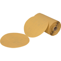 Stikit 216U Gold Paper Disc Roll, 6" Dia., P360 Grit, Aluminum Oxide Ottawa Fastener Supply