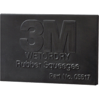 Wetordry Rubber Squeegee, 3", Rubber Ottawa Fastener Supply
