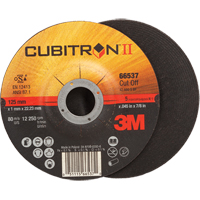 Cut-Off Wheels - CubitronII, 5" x 0.045", 7/8" Arbor, Type 27, Ceramic, 12250 RPM Ottawa Fastener Supply