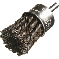 Brosses mont&eacute;es &agrave; fils nou&eacute;s, 1/2" dia., dia. Des fils 0,014", Tige 1/4" Ottawa Fastener Supply