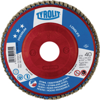 Long Life Flap Disc, 4-1/2" x 7/8", Type 27, 40 Grit, Zirconium Ottawa Fastener Supply