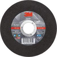 Silver Cut-Off Wheel, 4-1/2" x 0.04", 7/8" Arbor, Type 1, Ceramic, 13300 RPM Ottawa Fastener Supply