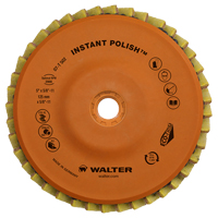 Instant Polish Flap Disc, 4-1/2" x 5/8"-11, Type 27, Very Fine Grit, Zirconium Ottawa Fastener Supply