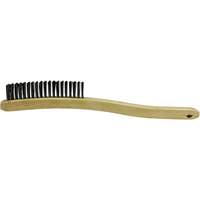 Scratch Brush, Stainless Steel, 3 x 19 Wire Rows, 13-11/16" Long Ottawa Fastener Supply