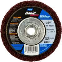 Rapid Blend Non-Woven Depressed Center Abrasive Disc, 4-1/2" Dia., 150-180 Grit, Aluminum Oxide Ottawa Fastener Supply