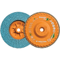 Enduro-Flex Alu Spin-On Flap Disc, 6" x 5/8"-11, Type 27, 40 Grit, Zirconia Alumina Ottawa Fastener Supply