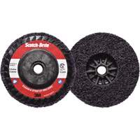 Disque  Clean and Strip  XT Pro Scotch-Brite, 4-1/2" dia., Grain Extra grossier, Carbure de silicium Ottawa Fastener Supply