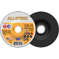 AllSteel Cut-Off Wheel, 4-1/2" x 3/64", 7/8" Arbor, Type 27, Aluminum Oxide, 13300 RPM Ottawa Fastener Supply