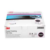 Hookit Finishing Film Disc, 6" Dia., P2000 Grit, Aluminum Oxide, Film Ottawa Fastener Supply