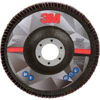 Disque &agrave; lamelles &agrave; changement rapide 769F, 5" x 7/8", Type 29, Grain 40+, C&eacute;ramique Ottawa Fastener Supply