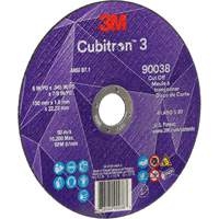Cubitron 3 Cut-Off Wheel, 6" x 0.045", Type T27, Ceramic, 10200 RPM Ottawa Fastener Supply