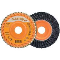 ALLSTEEL™ Turbo Flap Disc, 4-1/2" x 5/8"-11, 40 Grit, Zirconia Alumina NY571 | Ottawa Fastener Supply