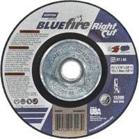 BlueFire RightCut Right Angle Cut-Off Wheel, 4-1/2" x 1/16", 5/8"-11 Arbor, Type 27/42, Aluminum Oxide, 13580 RPM Ottawa Fastener Supply