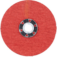 Blaze F980 Speed-Change Fastener Fiber Locking Disc, 4-1/2" Dia., 24 Grit, Ceramic Alumina Ottawa Fastener Supply