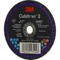 Cubitron 3 Cut-Off Wheel, 3" x 0.063", 3/8" Arbor, Ceramic Ottawa Fastener Supply