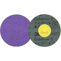 Disque en fibre Roloc Cubitron 3, 2" dia., Grain 80+, C&eacute;ramique Ottawa Fastener Supply