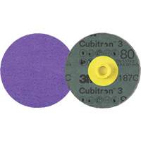 Disque en fibre Roloc Cubitron 3, 4" dia., Grain 80+, C&eacute;ramique Ottawa Fastener Supply