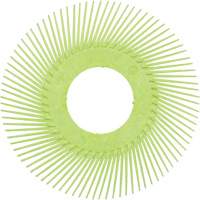 Scotch-Brite Type A Precision Radial Bristle Brush PN-RB without Adapter, Ceramic, 50+ Grit, 6" Dia. Ottawa Fastener Supply