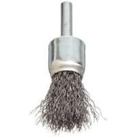 Brosse &agrave; fils cr&ecirc;p&eacute;s avec moyeu, 3/4", Fils 0,006", Tige 1/4" Ottawa Fastener Supply