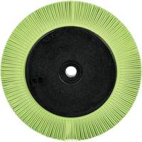 Scotch-Brite Type S Precision Radial Bristle Brush PN-RB with Flange, Ceramic, 50+ Grit, 8" Dia. Ottawa Fastener Supply