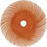 Scotch-Brite Type C Precision Radial Bristle Brush PN-RB, Ceramic, 80+ Grit, 3" Dia. Ottawa Fastener Supply