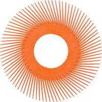 Scotch-Brite Type C Precision Radial Bristle Brush PN-RB without Adapter, Ceramic, 80+ Grit, 7-5/8" Dia. Ottawa Fastener Supply